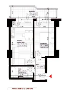 Investiție sigură Royal Town | 2 camere | 50 mp | Parcare inclusă | Intabulat - Iasi
