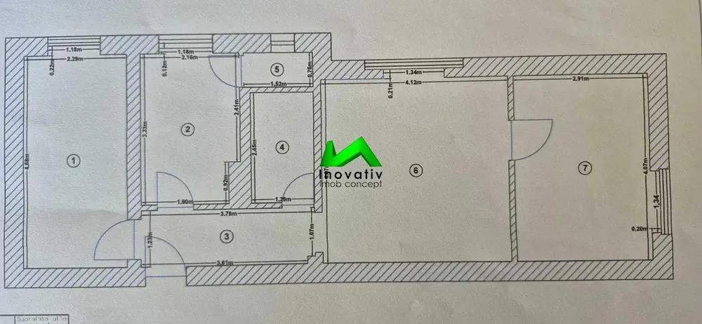 Apartament de inchiriat 3 camere Sibiu Terezian - foto 8