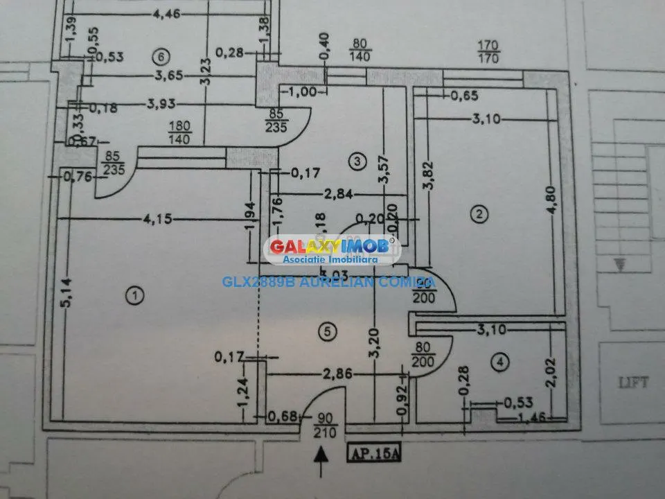 Apartament 2 camere nemobilat Aviatiei bloc nou/parcare - foto 8