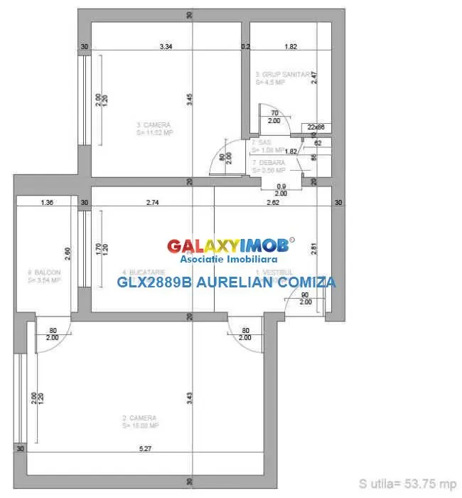 Apartament 2 camere Aviatiei, etaj 2/4 - foto 8