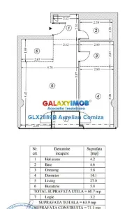 Apartament 2 camere One North Loft etaj 3/5 prima inchiriere/parcare - foto 11