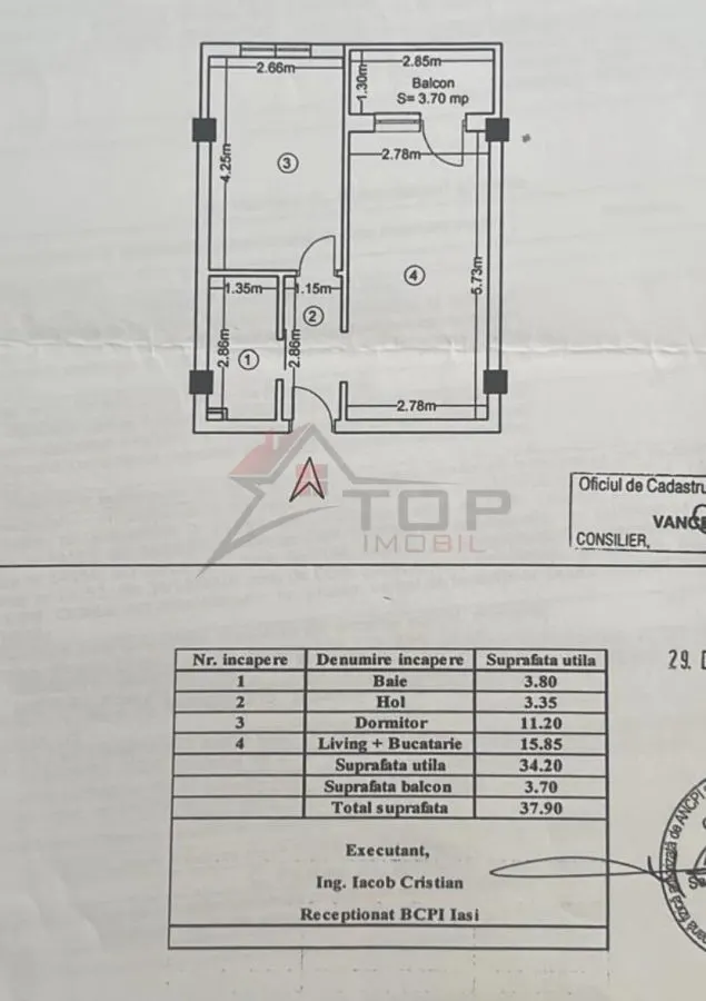 Apartament 2 camere open-space- Cartier Visoianu - foto 1