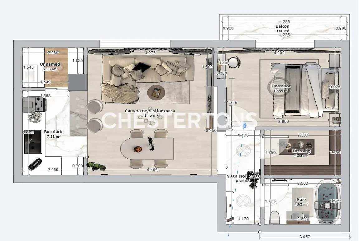 Apartamente Premium cu 2 Camere + Dressing | La granita cu Sectorul 6 | In faza de constructie | Reducere 5% - foto 22