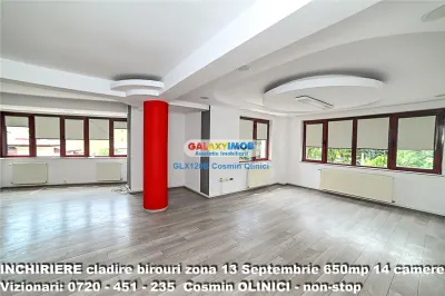 Spatii birouri de inchiriat zona 13 Septembrie I S+P+3 I 650 util - foto 12