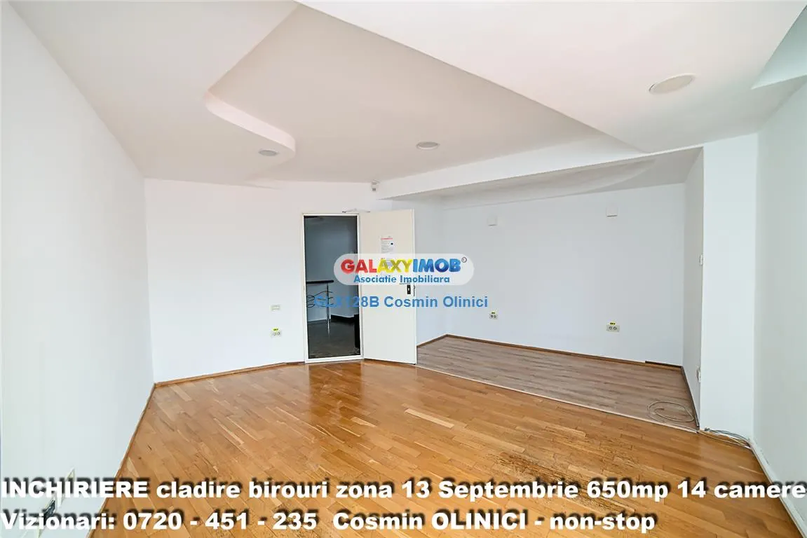 Spatii birouri de inchiriat zona 13 Septembrie I S+P+3 I 650 util - foto 13