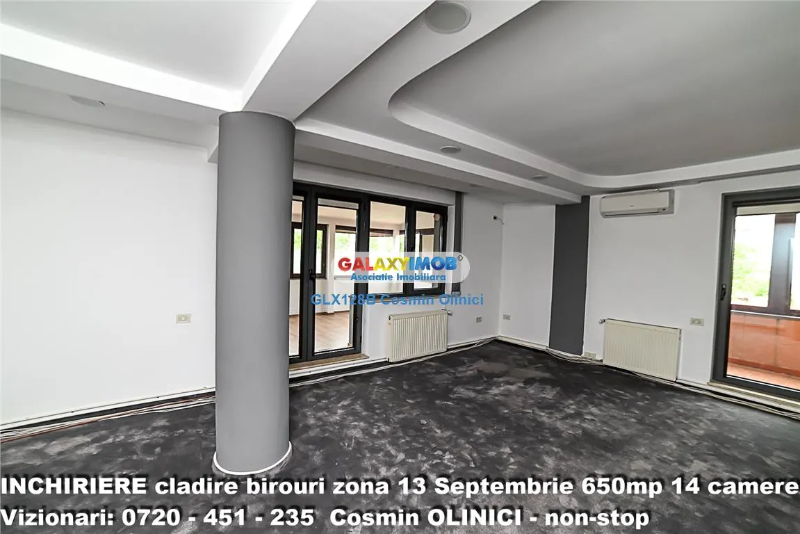 Spatii birouri de inchiriat zona 13 Septembrie I S+P+3 I 650 util - foto 15