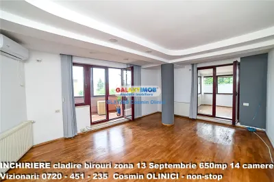 Spatii birouri de inchiriat zona 13 Septembrie I S+P+3 I 650 util - foto 16