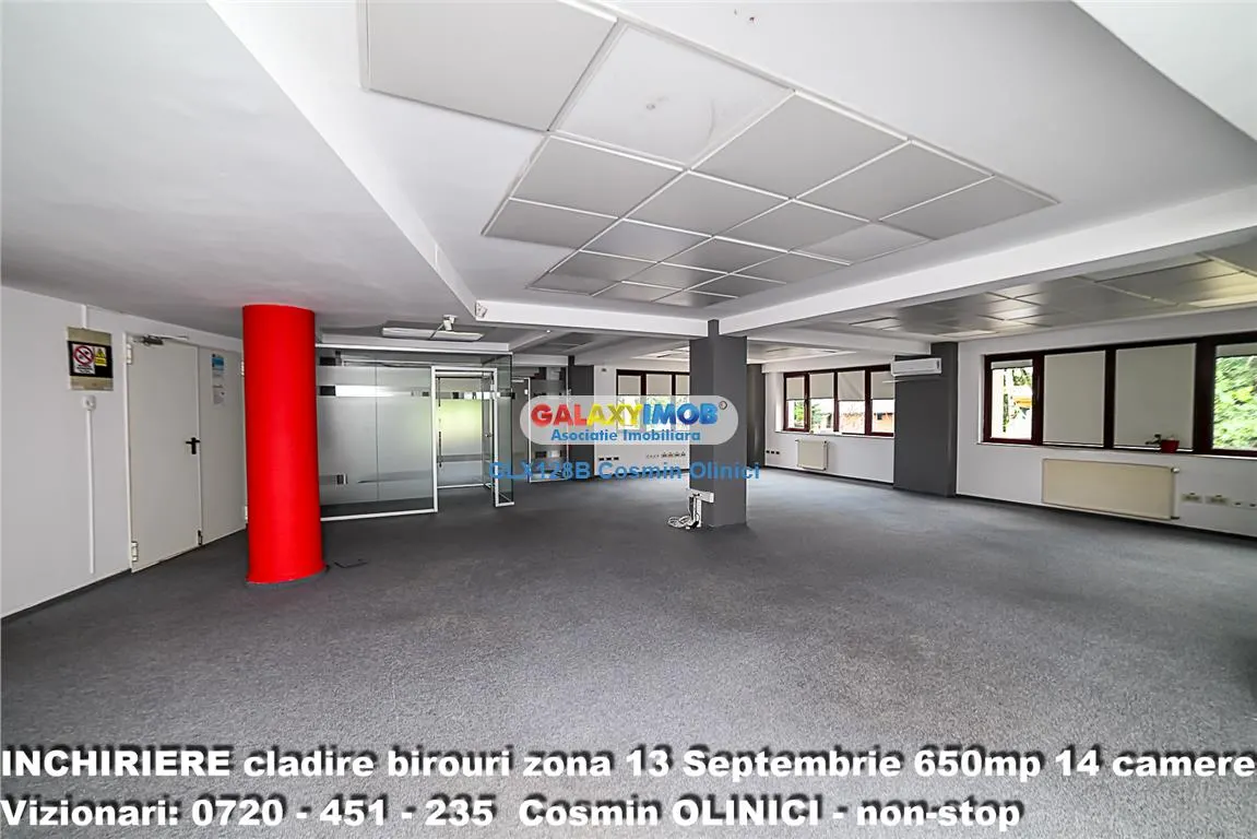 Spatii birouri de inchiriat zona 13 Septembrie I S+P+3 I 650 util - foto 5