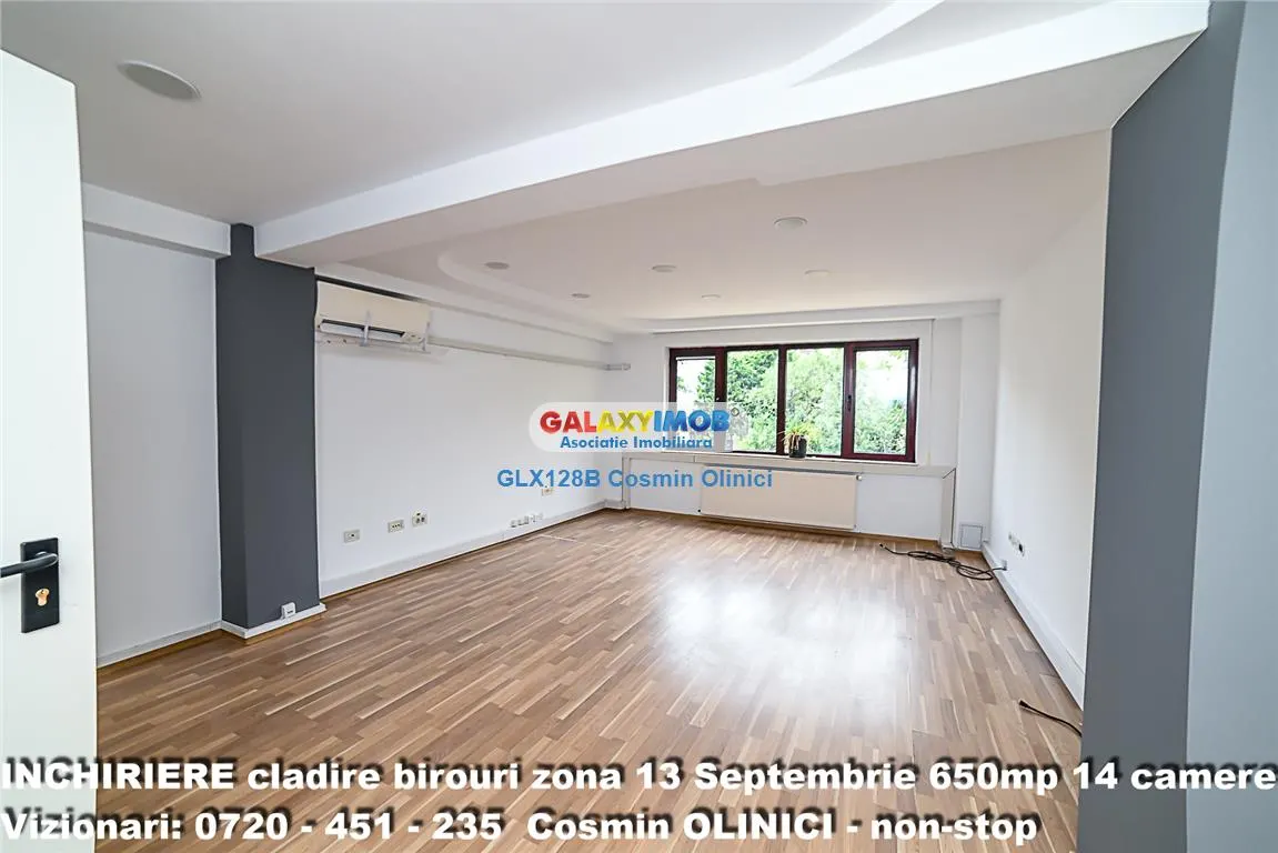 Spatii birouri de inchiriat zona 13 Septembrie I S+P+3 I 650 util - foto 10