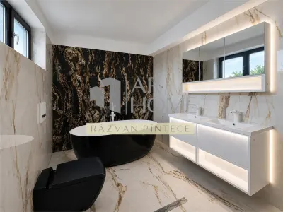 Vila de lux, 4 camere, teren 783 mp, Cornu de Jos, Praova - foto 14