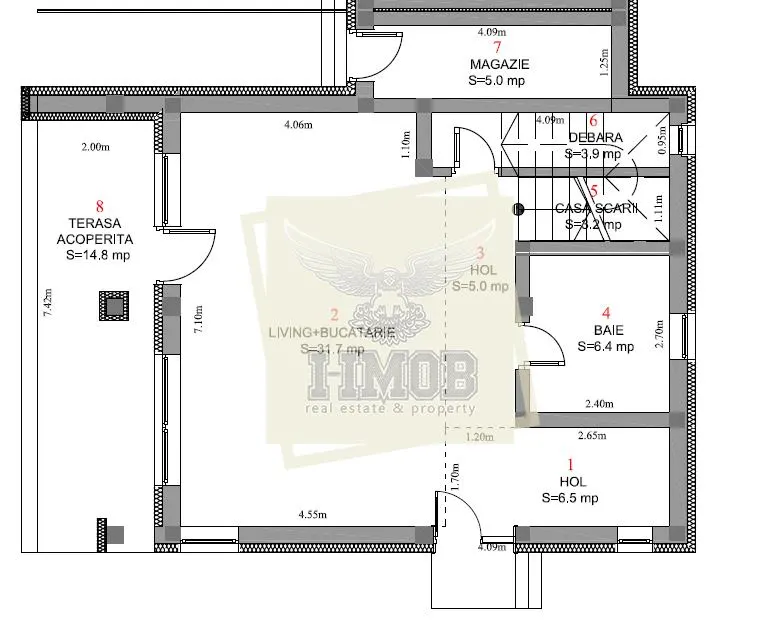 Casa 4 camere 123mpu | teren 475mp | terasa si balcon | Selimbar - foto 18