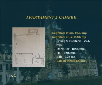 Apartament 2 camere | 50 mp | Nicolina | Bloc 2012 | Loc parcare inclus - foto 8