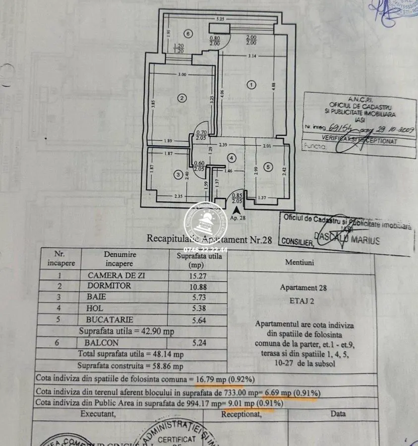 Apartament 2 camere Tatarasi - foto 7