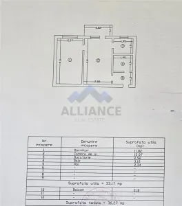 Tatarasi-Piata Chirila, apartament cu 2 camere, etaj  intermediar - foto 7