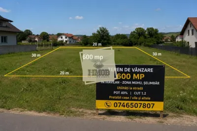 Teren Intravilan 600 mp cu utilitati in Mohu - Selimbar