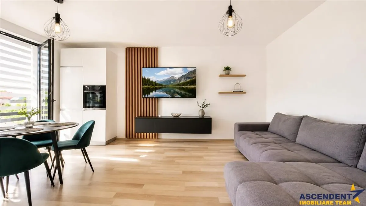 Apartament nou, mobilat si utilat modern, cu loc de parcare privat in Ghimbav - foto 1