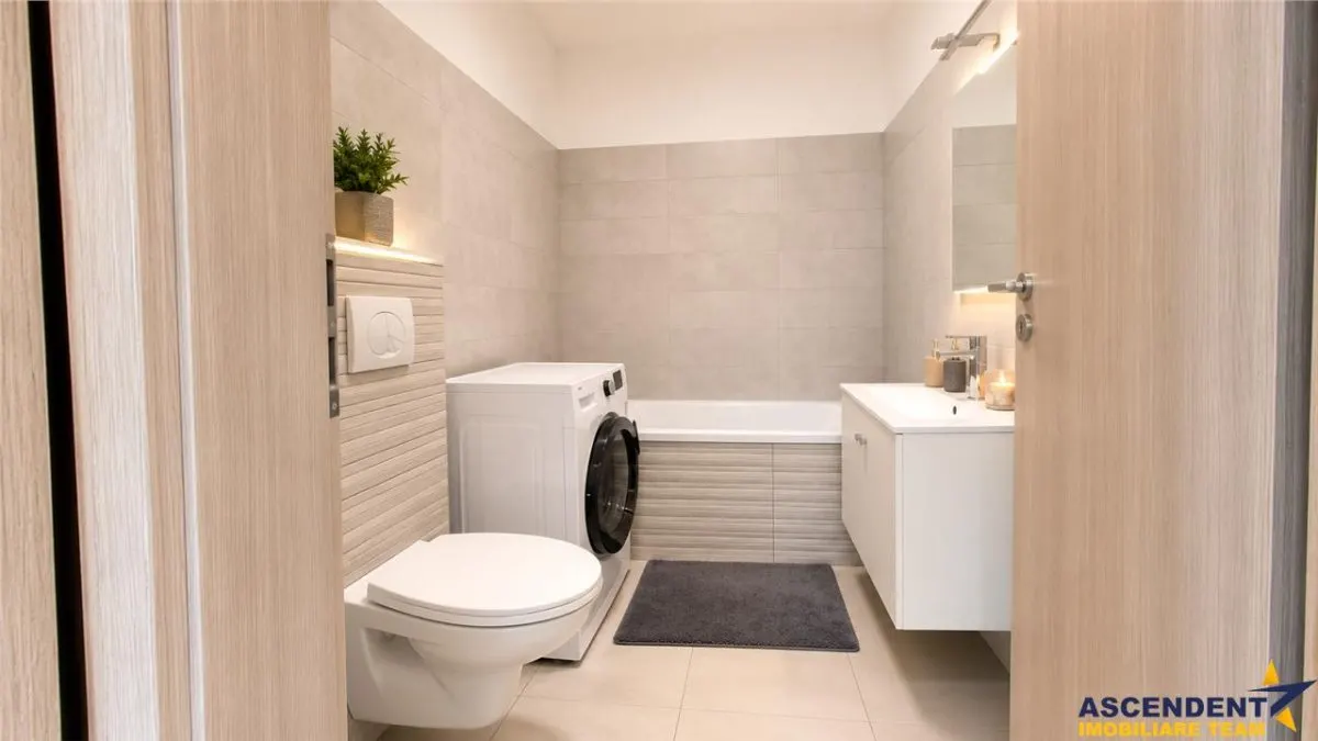 Apartament nou, mobilat si utilat modern, cu loc de parcare privat in Ghimbav - foto 5