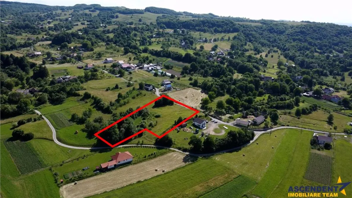 Teren intravilan panoramic, 5.750 mp, view munte, deschidere apreciabila, Ibanesti,  Mures - foto 1