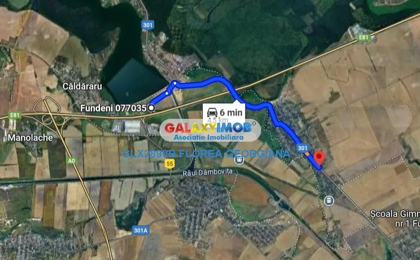 Vanzare teren 38.000 mp Tanganu Cernica ideal dezvoltare - foto 1