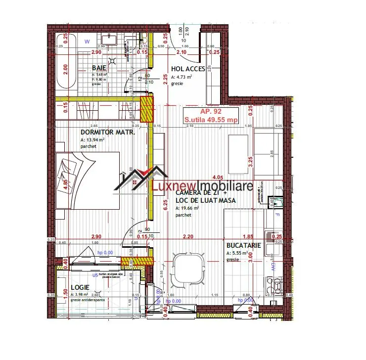 Apartament Nou cu 2 Camere | Etaj Intermediar | Încălzire în Pardoseală | Ansamblul Rezidențial Tineretului - foto 1