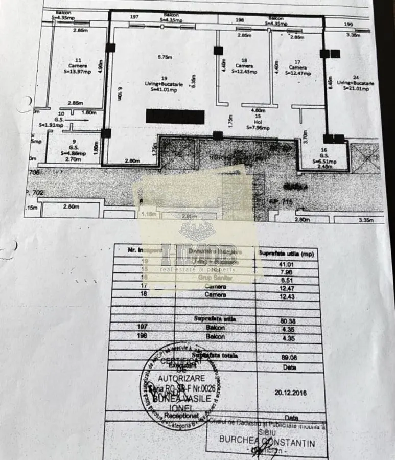 Apartament modern 3 camere 80 mpu 2 balcoane D-na Stanca - foto 11
