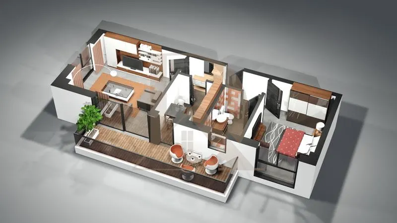 Apartament 2 camere  Copou Bloc nou Vedere superba langa  Parc - foto 10