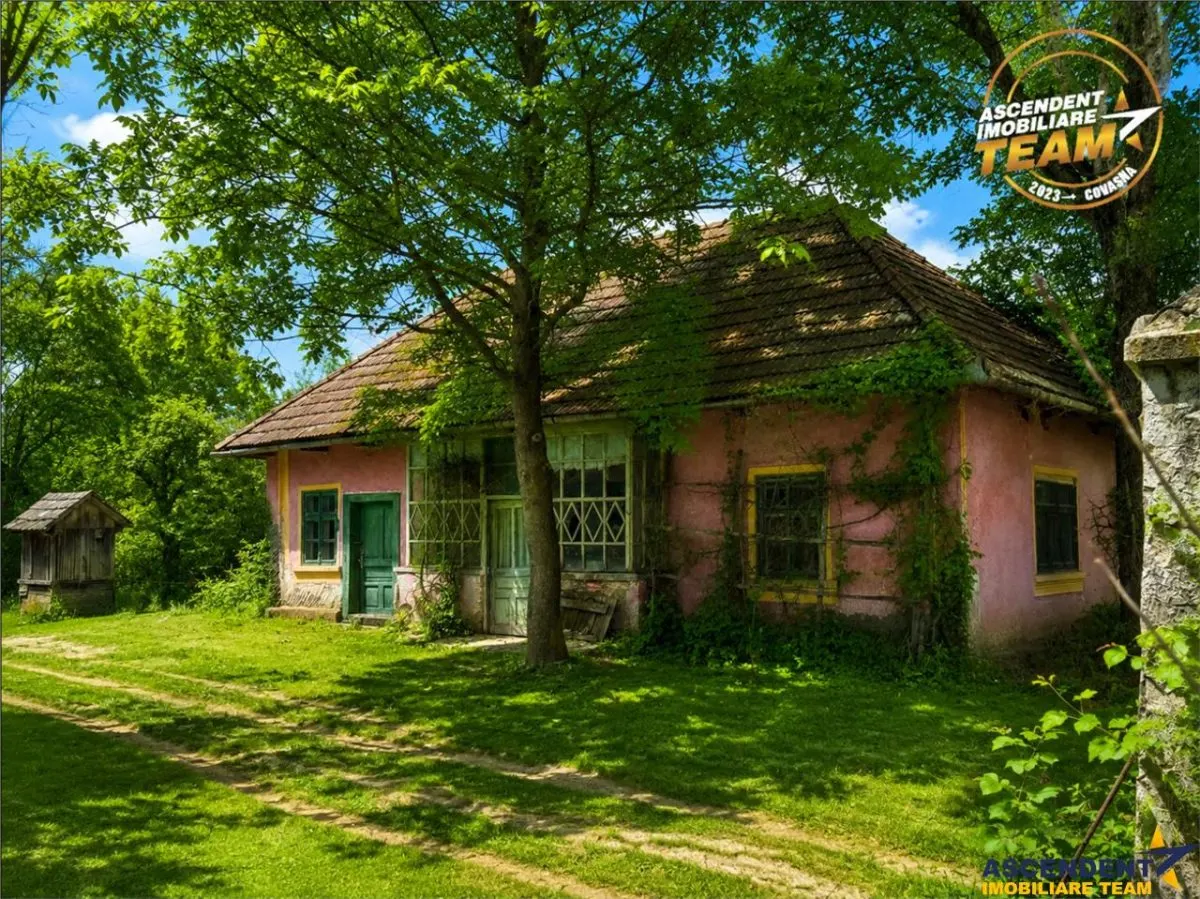 FILM! 4.900mp teren intravilan, cu casa, in Tufalau, Covasna - foto 3