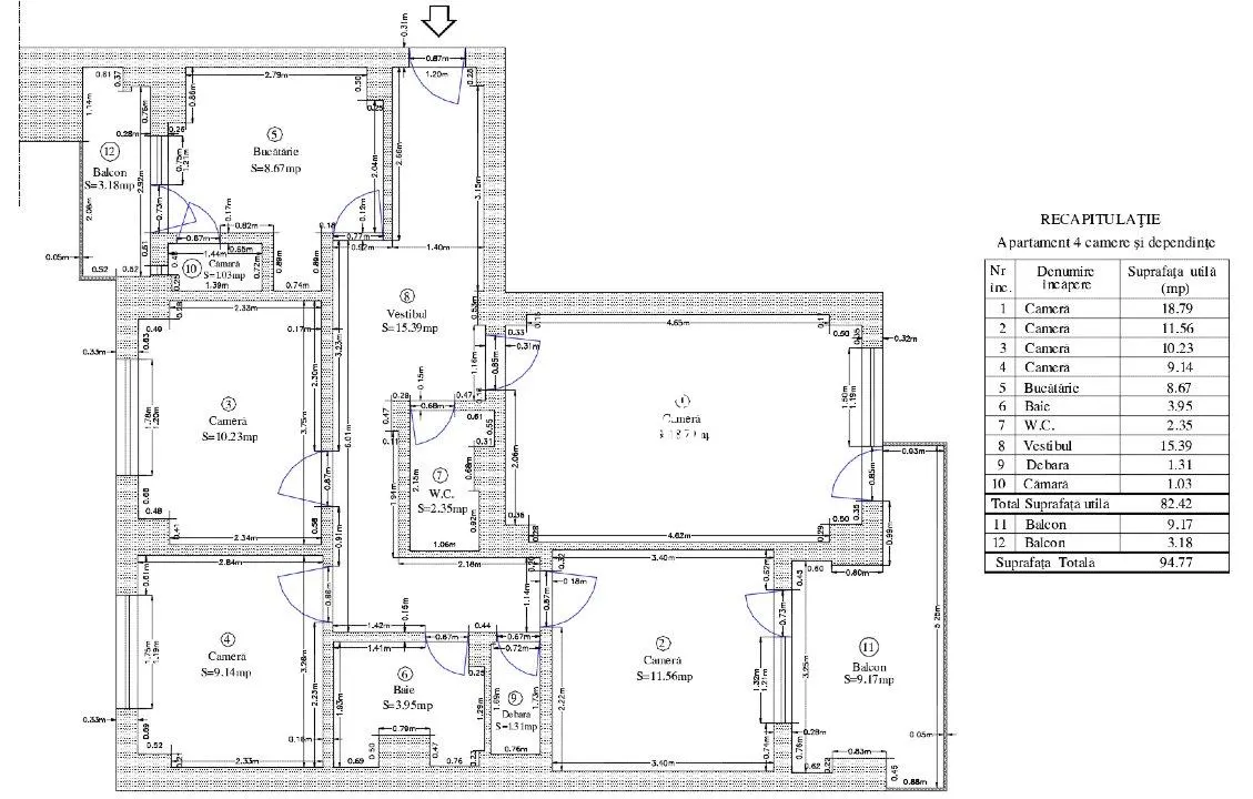 Apartament 4 camere, Tei - foto 1