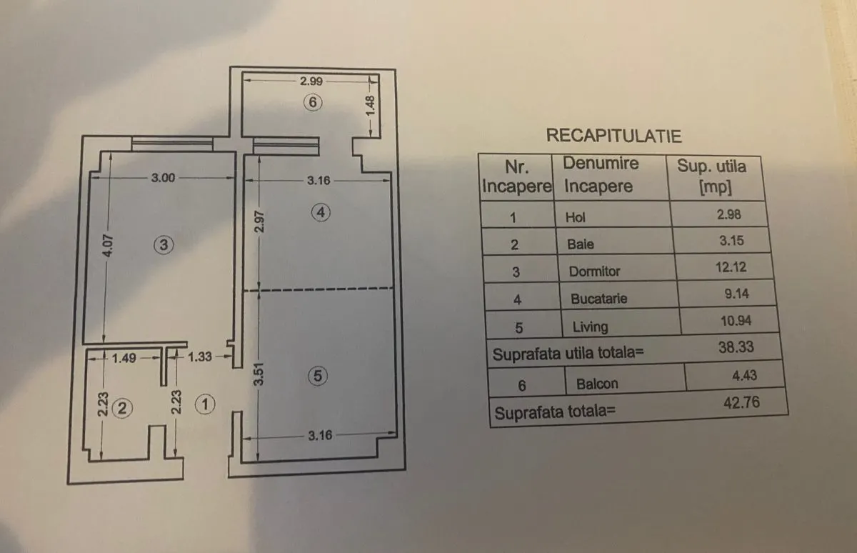 Apartament 2 camere, etaj 1, loc de parcare, Bucium - Lidl - foto 7