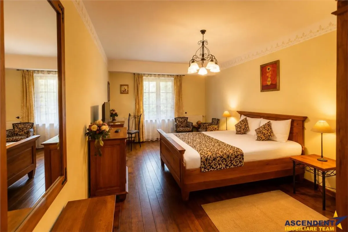 Hotel boutique:restaurant,spa,domeniu de 4.300 mp,5 minute de Castelul Bran,oportunitate premium HoReCa - foto 22