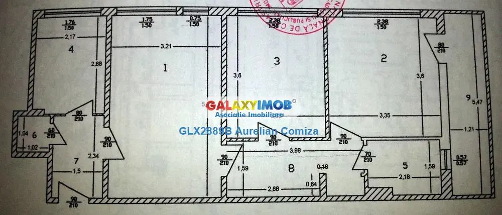 Apartament 3 camere semidecomandat Rasaritului/AC/ETAJ 6 - foto 8