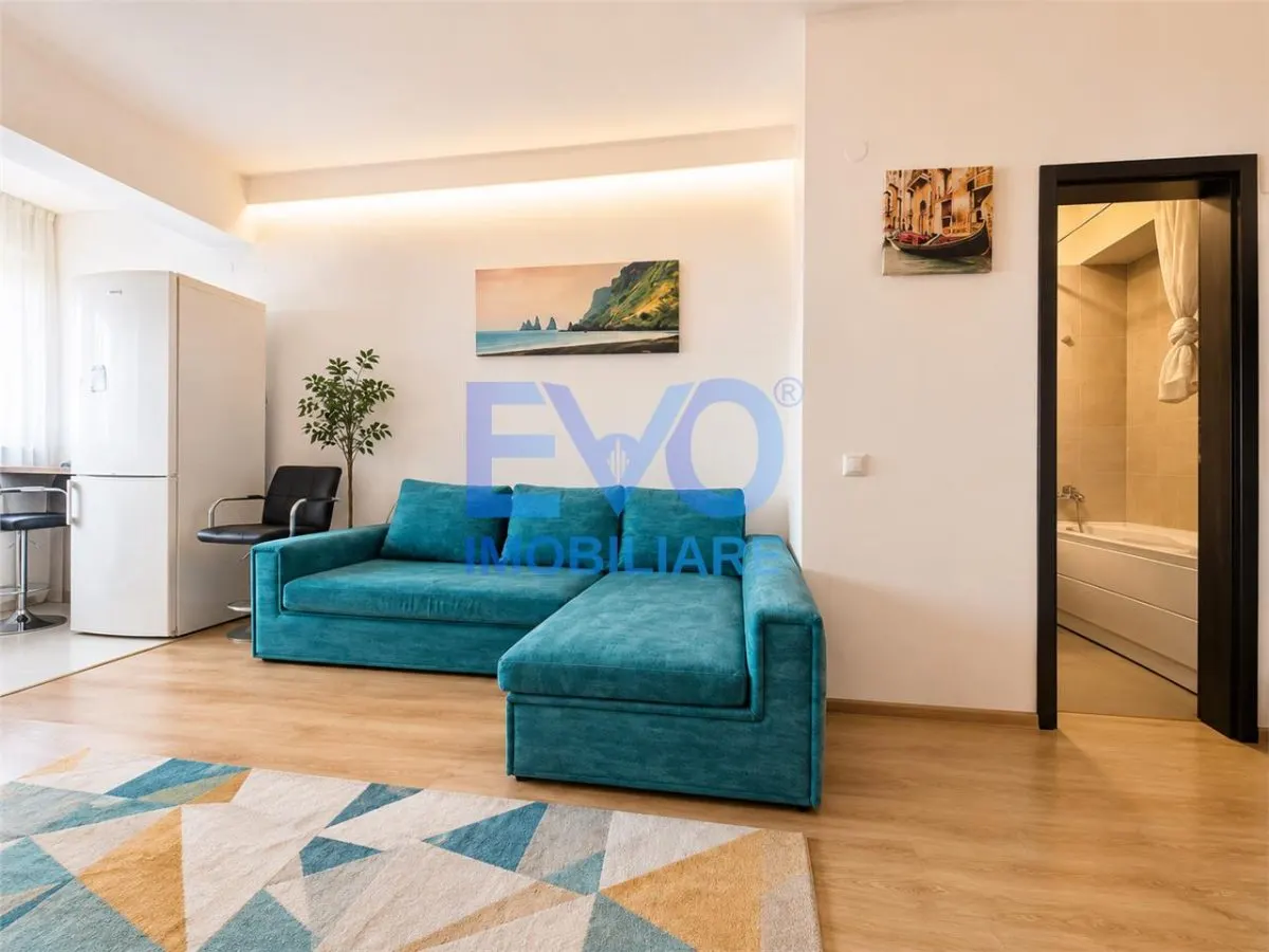 Apartament 1 camera, 32mp, complet mobilat utilat, Complex Nou, Octav Bancila - foto 2