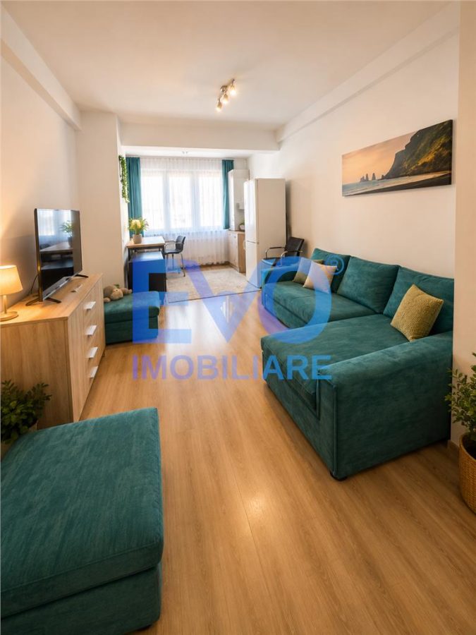 Apartament 1 camera, 32mp, complet mobilat utilat, Complex Nou, Octav Bancila - foto 8