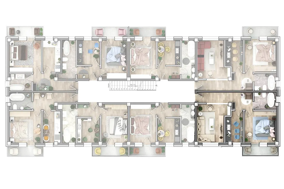 Capat CUG Apartament 2 camere  D  50 mp  ASTORIA Lunca Cetatuii - foto 5