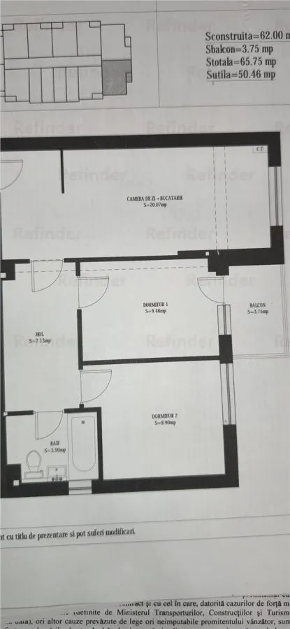 Vânzare apartament 3 camere | Palladium Residence | 5 min de metrou N Teclu | etaj 1/11 | centrală proprie | parcare | 62mp construiți | - foto 11