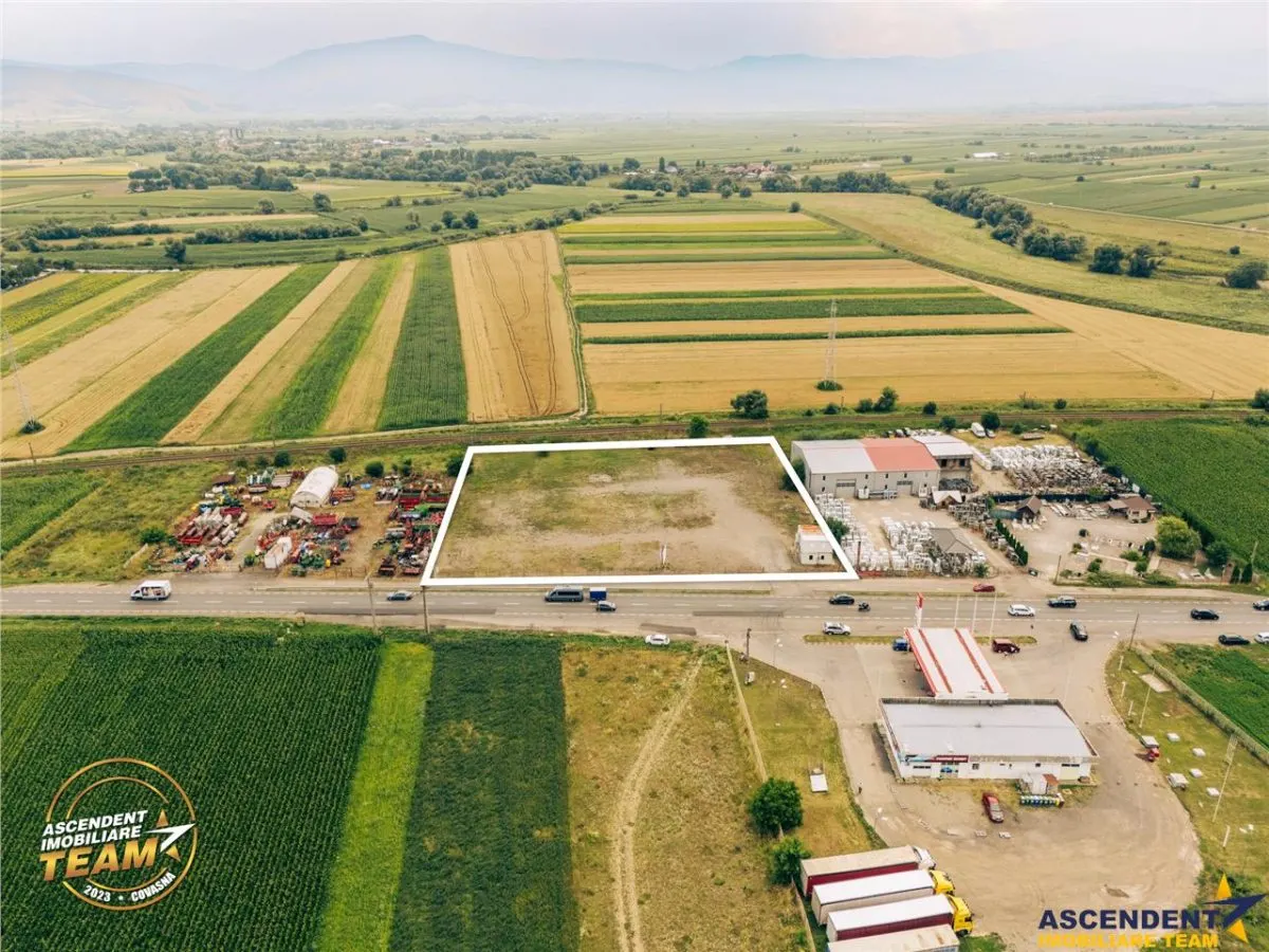 7.000 mp teren industrial premium la DN11, acces TIR, post trafo, Brasov . Sf. Gheorge, Chichis - foto 14