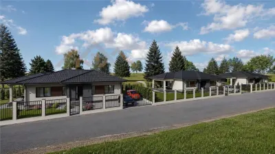 Casa la stadiul de semifinisat, cartier de case noi, sat Sasar , la 5 min. de Auchan - Sasar