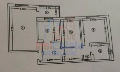 Apartament 3 camere, aproape de centru - Palas â€“ Sf. Lazar - Iasi