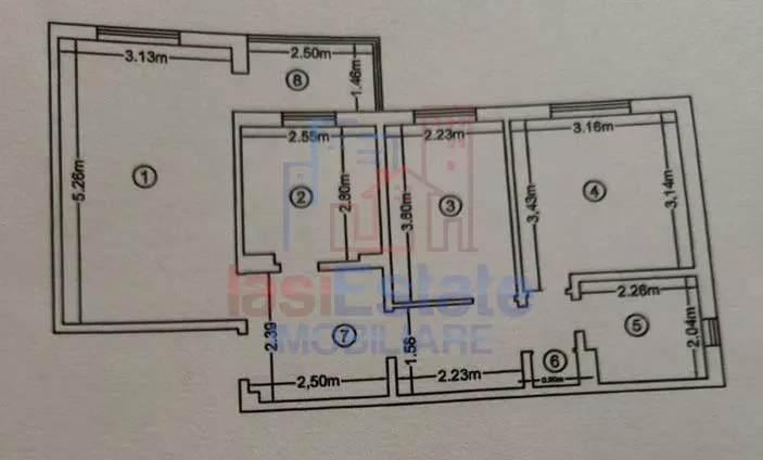 Apartament 3 camere, aproape de centru - Palas â€“ Sf. Lazar - foto 1