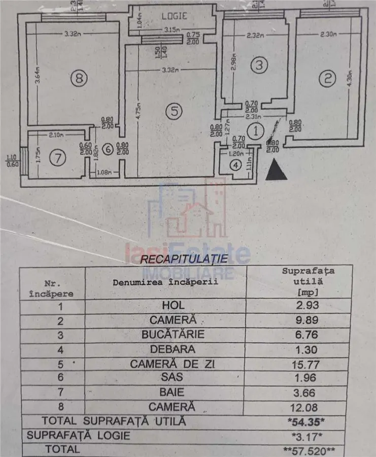Apartament 3 camere de vanzare | Etaj 1 | Podu Ros – Tesatura - foto 5