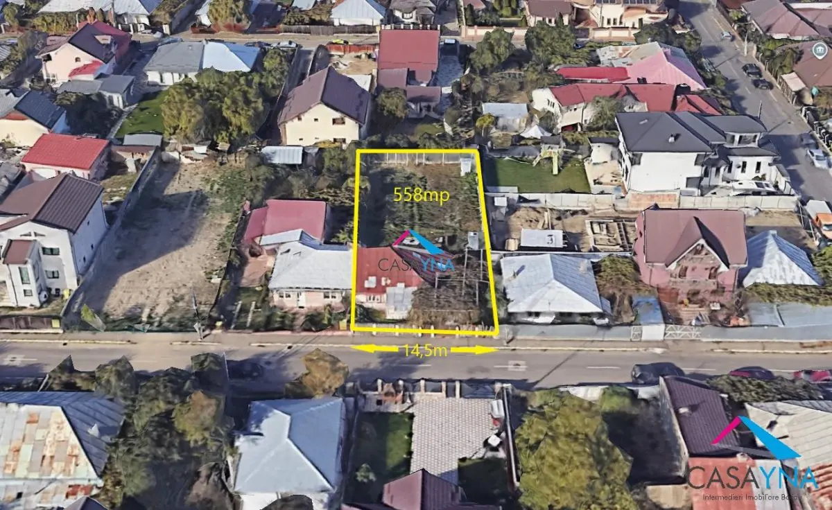 Teren intravilan 558 mp | Zona rezidentiala premium | Zona Nord! - foto 1