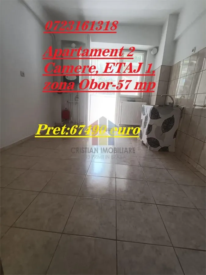 VIDEO! ETAJ 1! Apartament 2 Camere DECOMANDAT, zona Obor-57 mp - foto 1