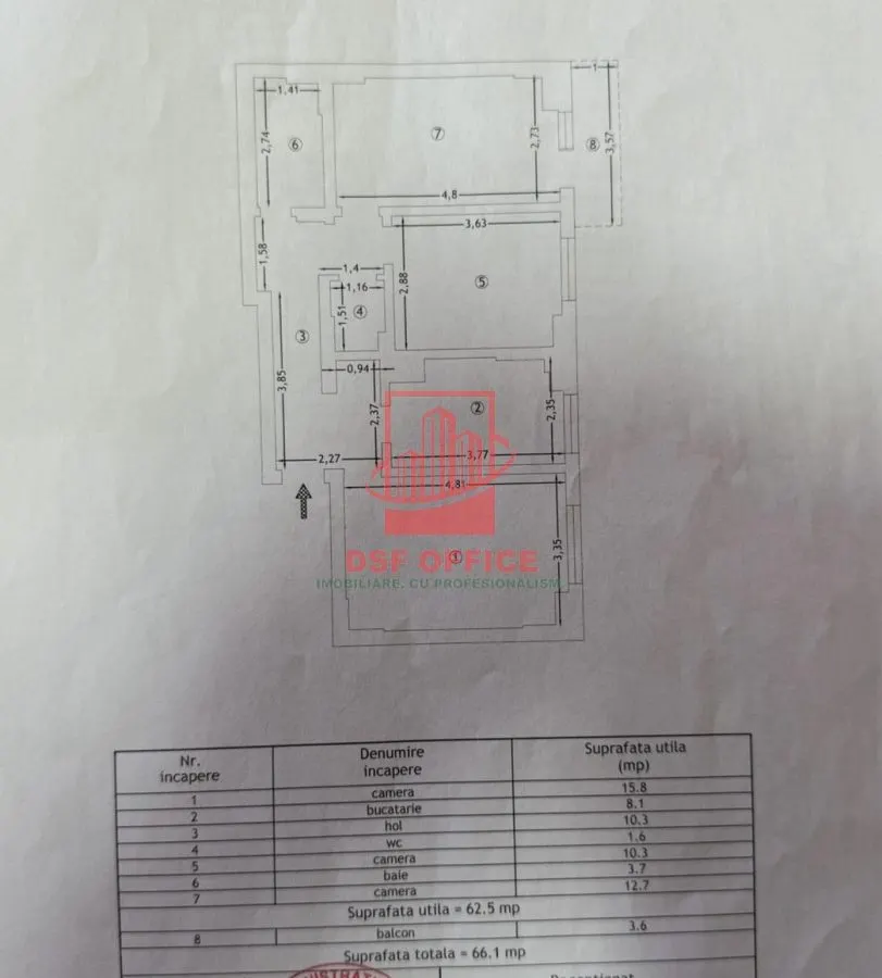 Apartament 3 camere D mobilat Zona Alpha Bank Păcurari - foto 9