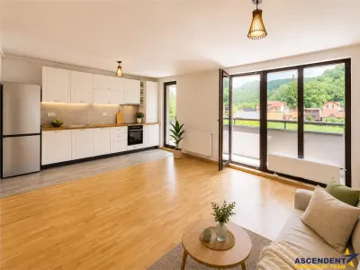 Priveliste de vis din MIcul Penthouse, terasa + gradina 50 mp, Cetatea Brasov - foto 2