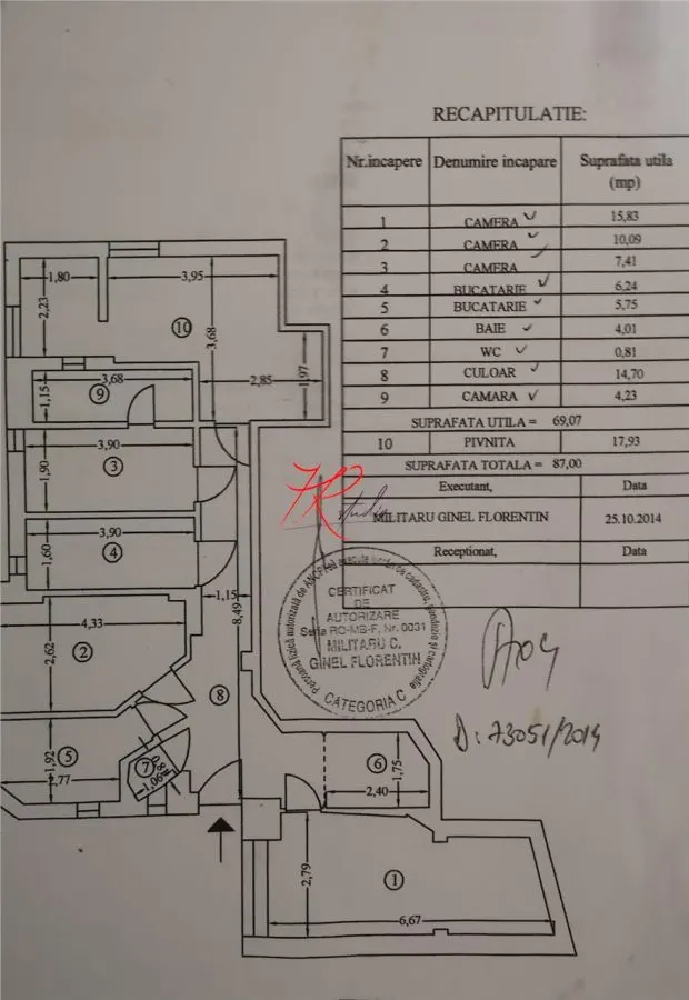 Vanzare apartament/birou  5 camere Icoanei - foto 2