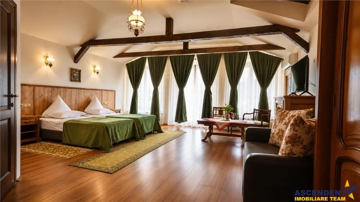 Hotel 3* + Pensiune 4*, piscina, teren tenis, 6.200mp parc privat +, Sanpetru, Brasov - foto 10
