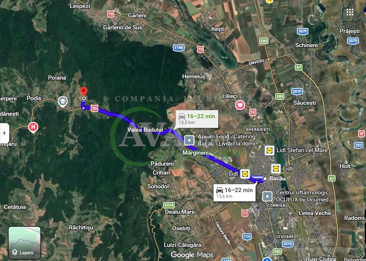 Teren intravilan 2800 mp, zona Luncani-Bacau - foto 1