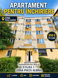 apartament de inchiriat 2 camere zona Piata Albina 350 Euro - Baia Mare