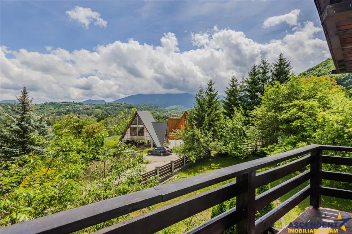 Resedinta versatila, 7 incaperi, camin elegant, terase, lot 800 mp, locuire/ turism. - foto 21