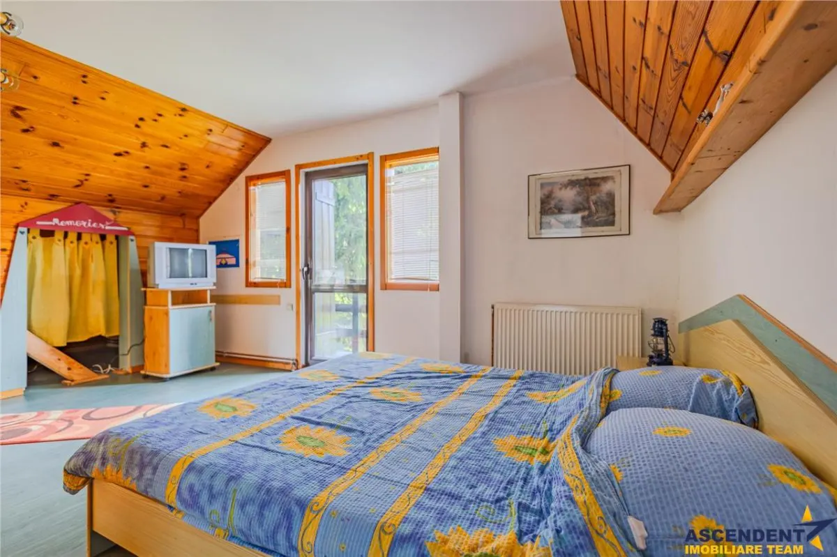 Vila 7 camere,250 mp,semineu,terase,800 mp teren,rezidential/ turistic,Predelut,Brasov - foto 22